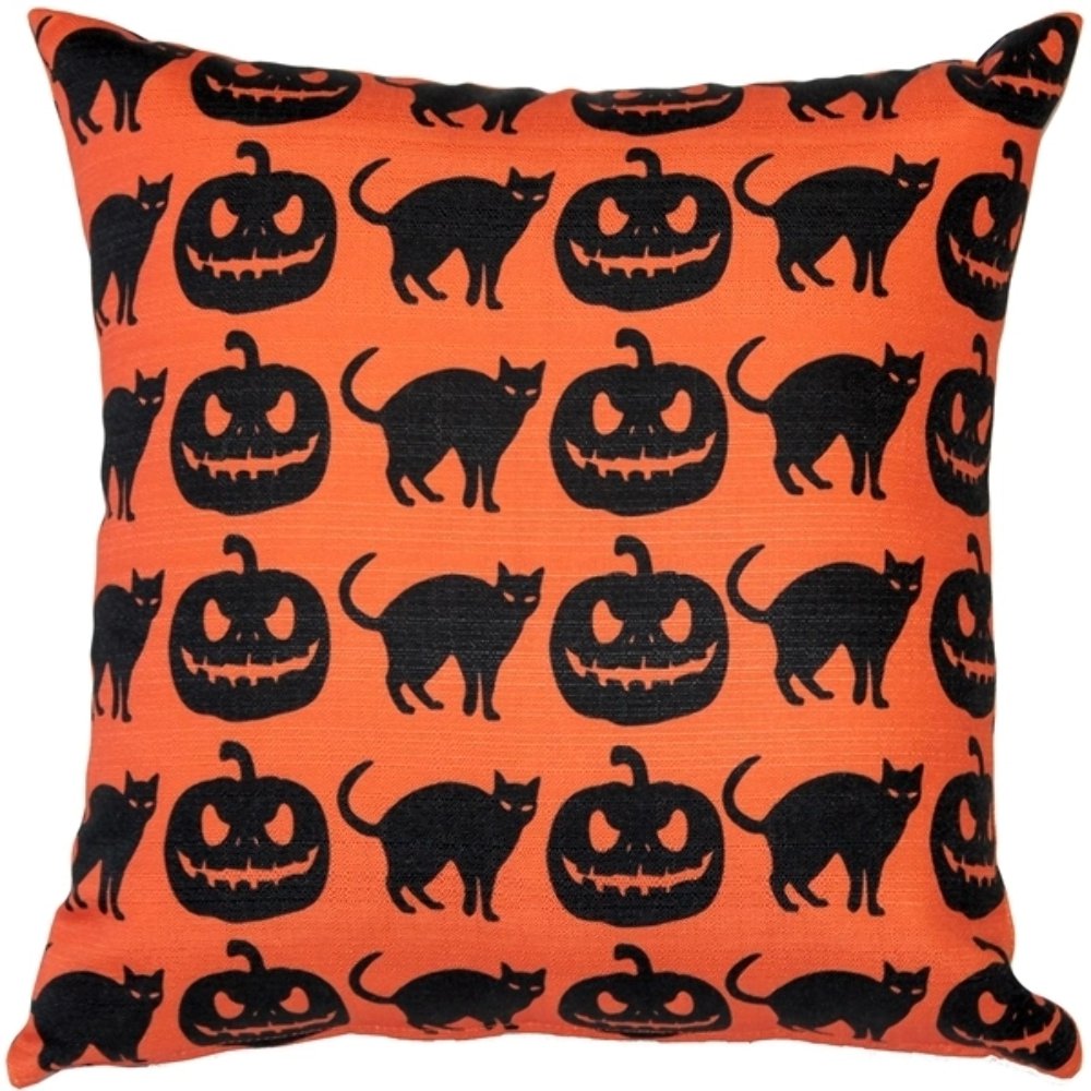 Halloween Decor Throw Pillow 17x17, Complete with Pillow Insert