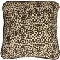 Deer Print Cotton Large Throw Pillow, Complete with Pillow Insert