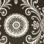 Filigree Black 17x17 Throw Pillow, Complete with Pillow Insert