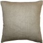 Tuscany Linen Natural Throw Pillow 17x17, Complete with Pillow Insert