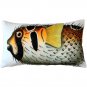 Porcupinefish Fish Pillow 12x19, Complete with Pillow Insert