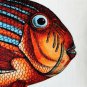 Surgeonfish Fish Pillow 12x19, Complete with Pillow Insert