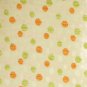 Lots of Dots in Orange and Lime Accent Pillow, Complete with Pillow Insert