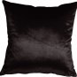 Milano 16x16 Black Decorative Pillow, Complete with Pillow Insert