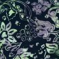 Night Shade Floral Throw Pillow 13x22, Complete with Pillow Insert