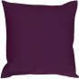 Caravan Cotton Purple 20x20 Throw Pillow, Complete with Pillow Insert