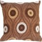Pods in Chocolate Throw Pillow, Complete with Pillow Insert