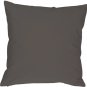 Caravan Cotton Dark Gray 20x20 Throw Pillow, Complete with Pillow Insert