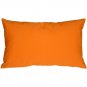 Caravan Cotton Orange 12x19 Throw Pillow, Complete with Pillow Insert