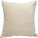 Sahara Cream and Gold Textured Throw Pillow 20x20