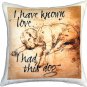 I have Known Love Sleeping Lab 17x17 Dog Pillow, Complete with Pillow Insert