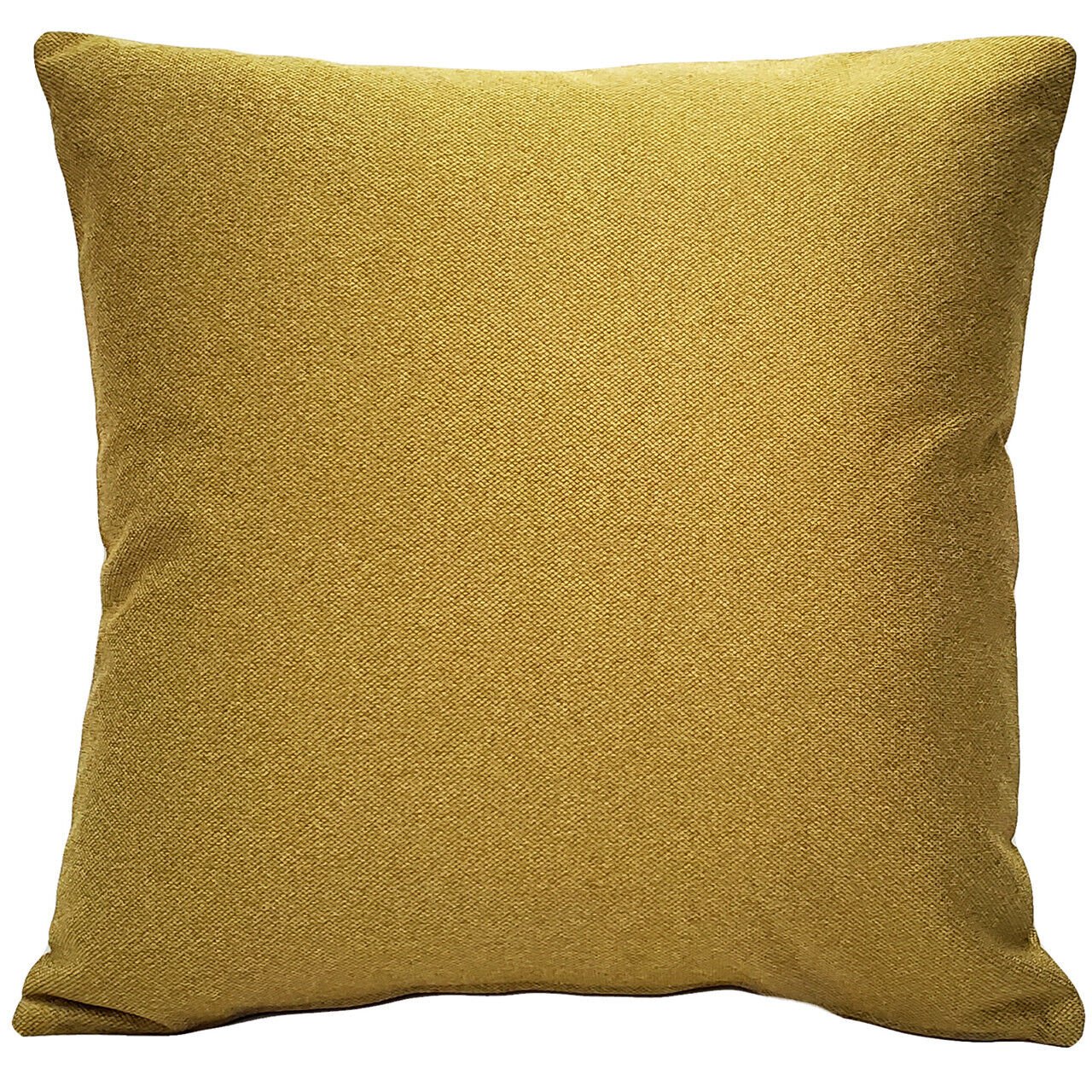 Rio Grande Ochre Gold Throw Pillow 20x20, Complete with Pillow Insert