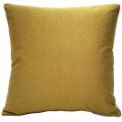 Rio Grande Ochre Gold Throw Pillow 20x20, Complete with Pillow Insert