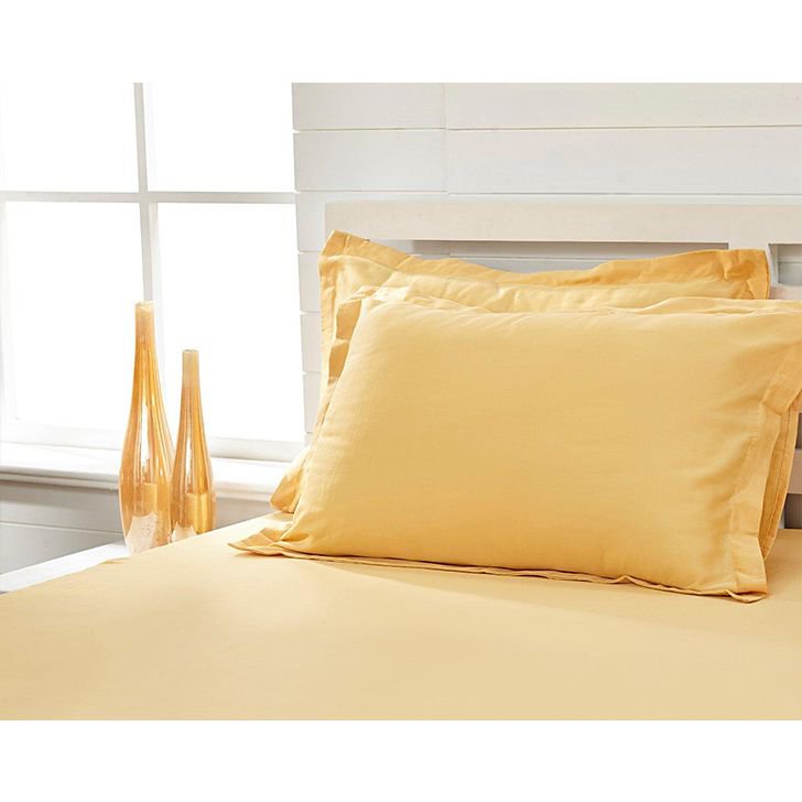 Gold Solid Queen Size Sheet Set 1000 Thread Count Egyptian Cotton