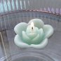 12 Mint Floating Rose Wedding Party Candles candle