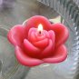 12 Hot Pink Floating Rose Wedding Party Candles candle