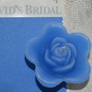 12 Cornflower Floating Rose Wedding Party Candles candle