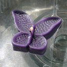8 Purple Floating Butterfly Wedding Party Candles candle