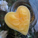 12 Sun Yellow Floating Heart& Roses Wedding Party Candles candle