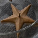 12 Shimmering GOLD floating STAR candles