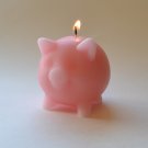 Pink Pig candle great for baby showers
