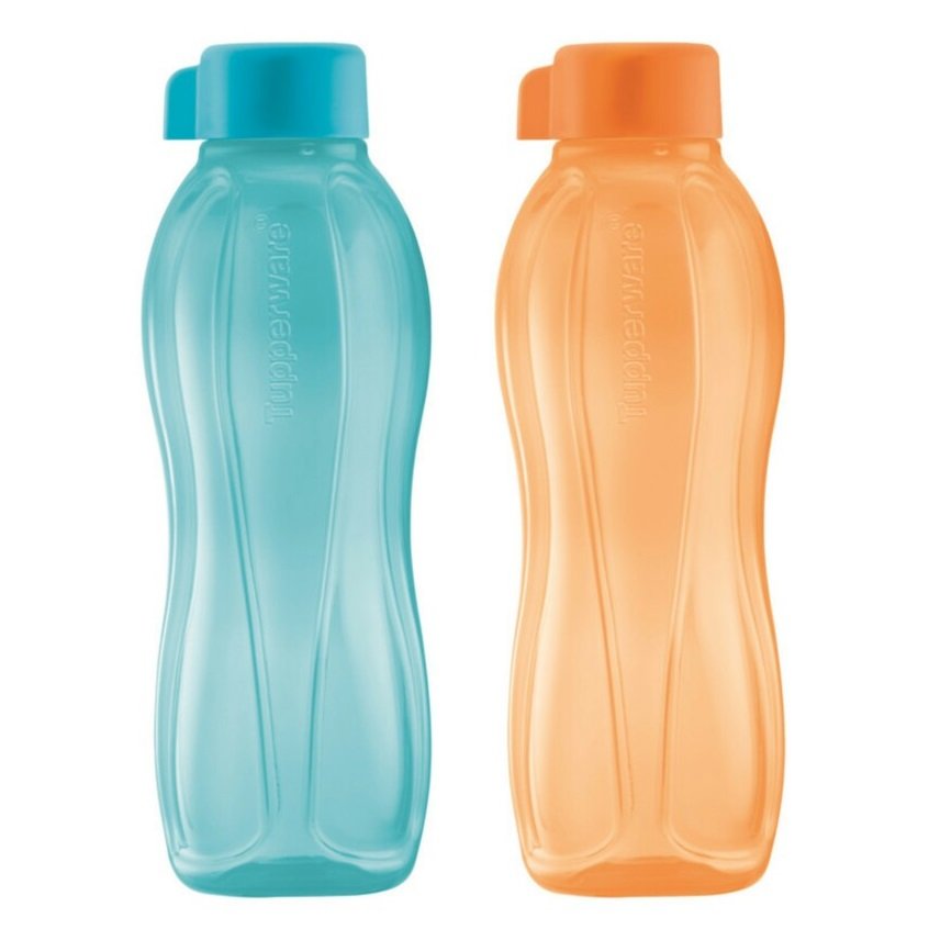 Tupperware Eco Bottle Drinking Bottle 500ML (Cool Aqua & Mango)