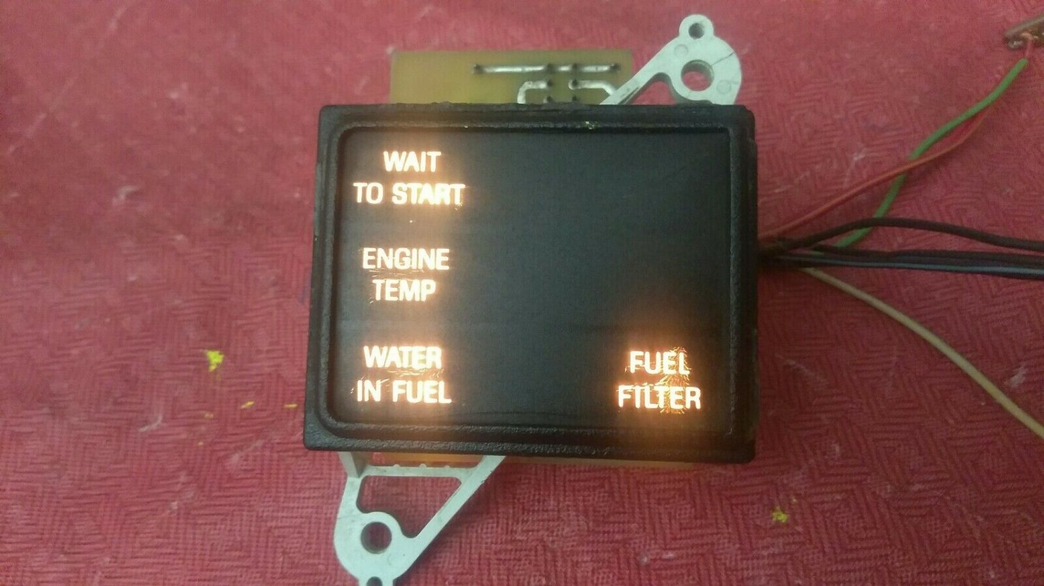 9297 F250 F350 F450 7.3L DIESEL WAIT TO START WARNING DISPLAY F2TB