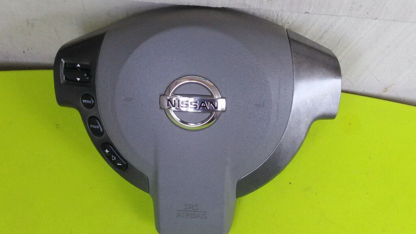 07-09 Nissan Sentra 2.0L Driver Steering Wheel Mounted Airbag Air Bag Grey