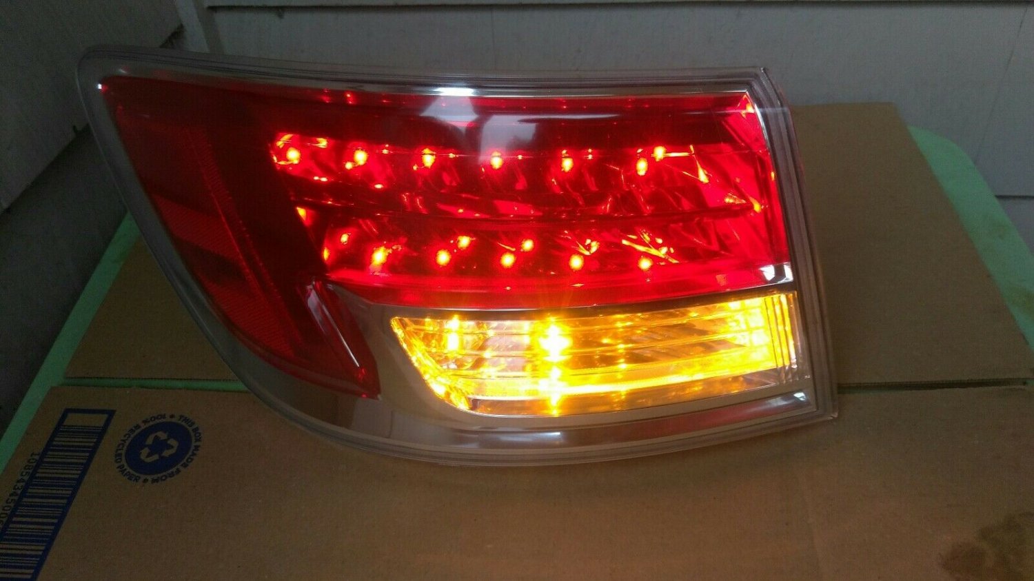 07 08 09 MAZDA CX-9 DRIVER LEFT LED TAILLIGHT TAIL LAMP