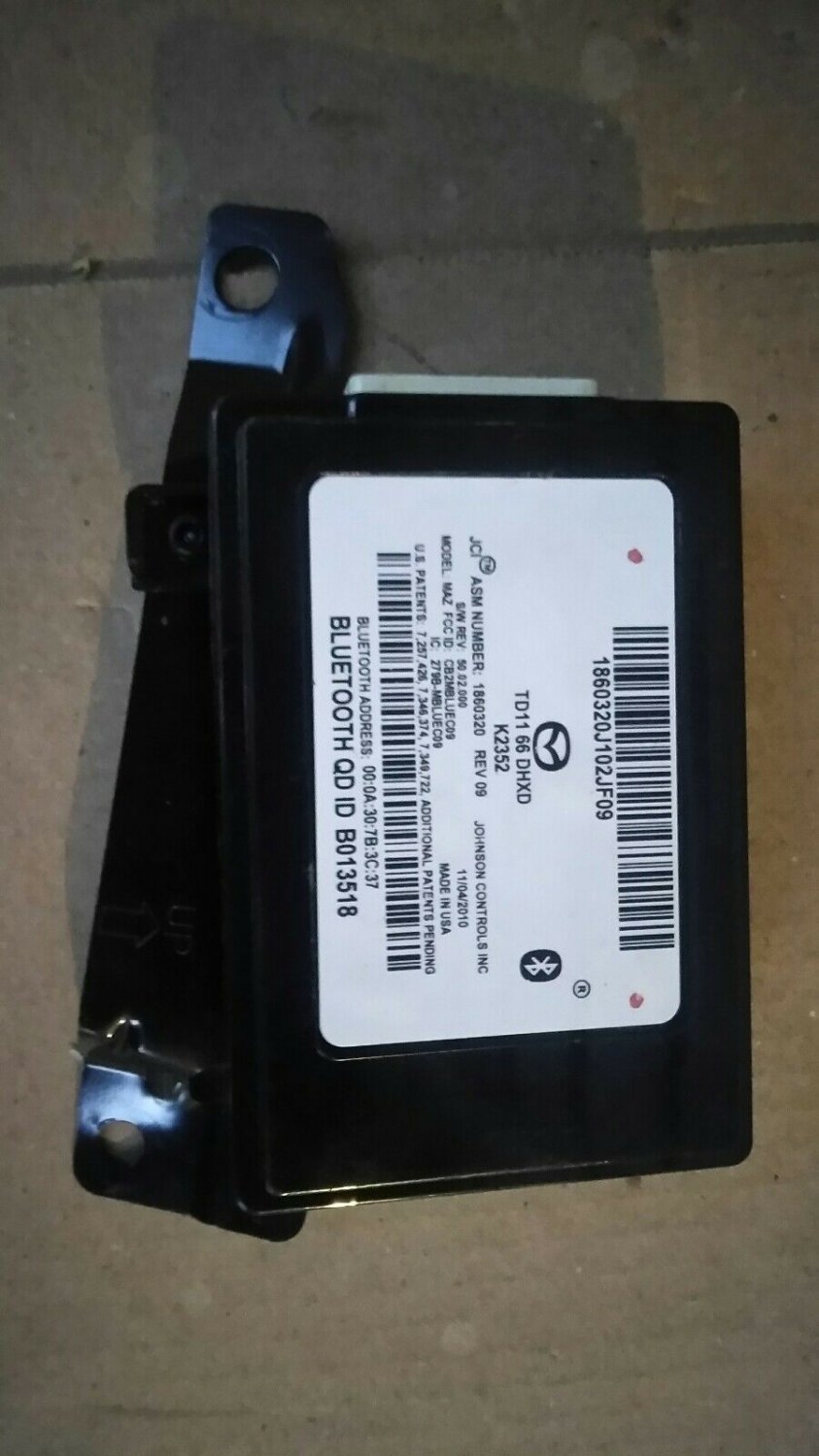 2010 10 Mazda CX-9 CX9 Bluetooth Module OEM TD11 66 DHXD  TD1166DHXD