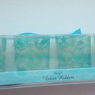 Set of 4 Votive Holders Coral Starfish Sea Snail Print