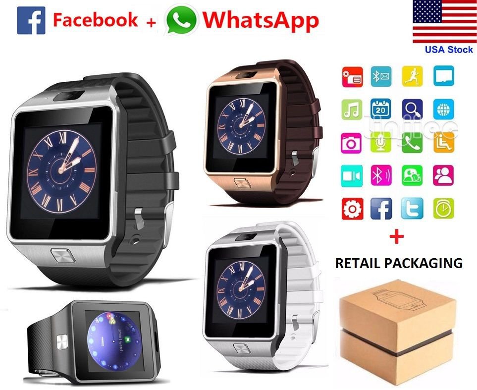 smart watch phone with sim and camera amazon