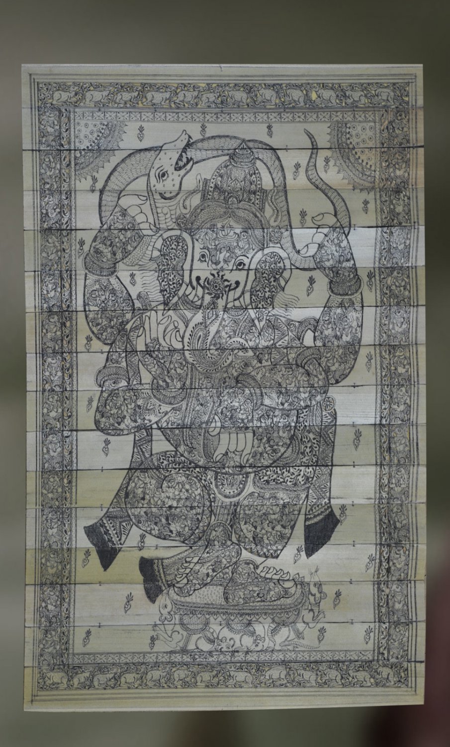 Ganesha : With Vasuki the Serpent