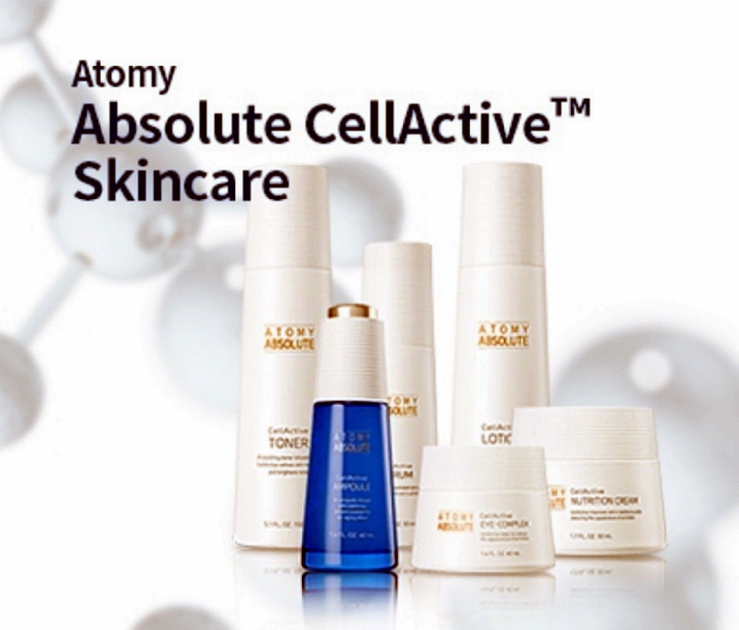 New Korea Atomy Absolute Skincare Set Cellactive Anti Aging Winkle EGF ...