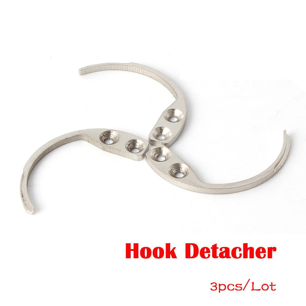 Detacher Hook Key Security Tag Remover Used For EAS Hard Tag release-3pcs