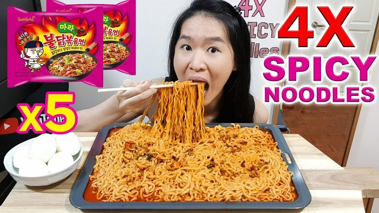 Samyang Korean Fire Noodle Challenge Hot Chicken Flavor Ramen Spicy