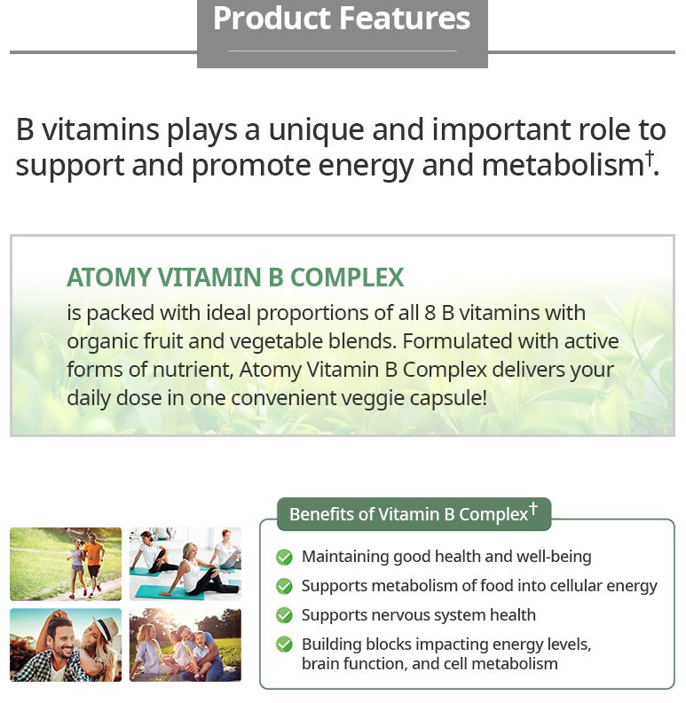 New Atomy Vitamin B Complex Energy And Metabolism