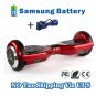 Self Balancing 2 Wheels Hover Board Electric Scooter Skateboard Red