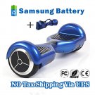 Self Balancing 2 Wheels Hover Board Electric Scooter Skateboard Blue