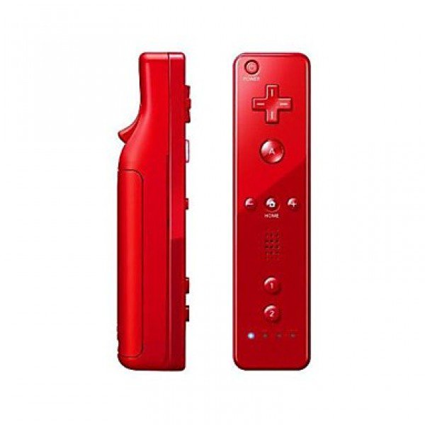 2 in 1 Remote Controller Built in Motion Plus for Nintendo Wii Red