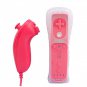MotionPlus Remote Controller and Nunchuk + Case for Wii/Wii U Pink