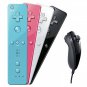 Remote and Nunchuk Controller for Wii/Wii U Red