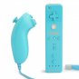 Remote and Nunchuk Controller for Wii/Wii U Blue