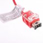 MotionPlus Remote Controller and Nunchuk for Wii/Wii U Red