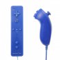 MotionPlus Remote Controller and Nunchuk for Wii/Wii U Dark Blue