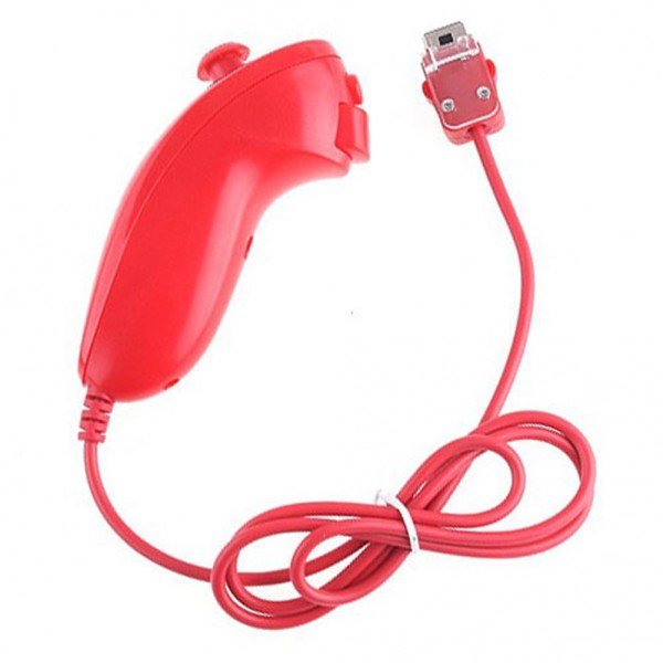 Nunchuk Controller for Nintendo Wii/Wii U Red