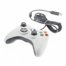 Wired USB Game Pad Controller for Windows & Xbox 360 Console - white