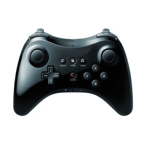 Game console Pro Controller Black for Nintendo Wii U