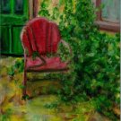 "A Gardener Once Lived Here" - Art Notecard