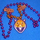 LSU TIGERS NEW ORLEANS MARDI GRAS BEAD GEAUX TIGERS PURPLE GOLD LOUISIANA STATE